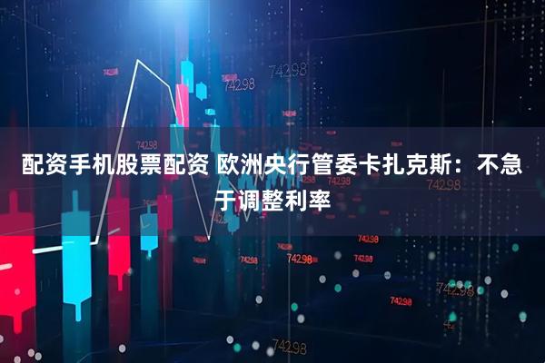 配资手机股票配资 欧洲央行管委卡扎克斯：不急于调整利率